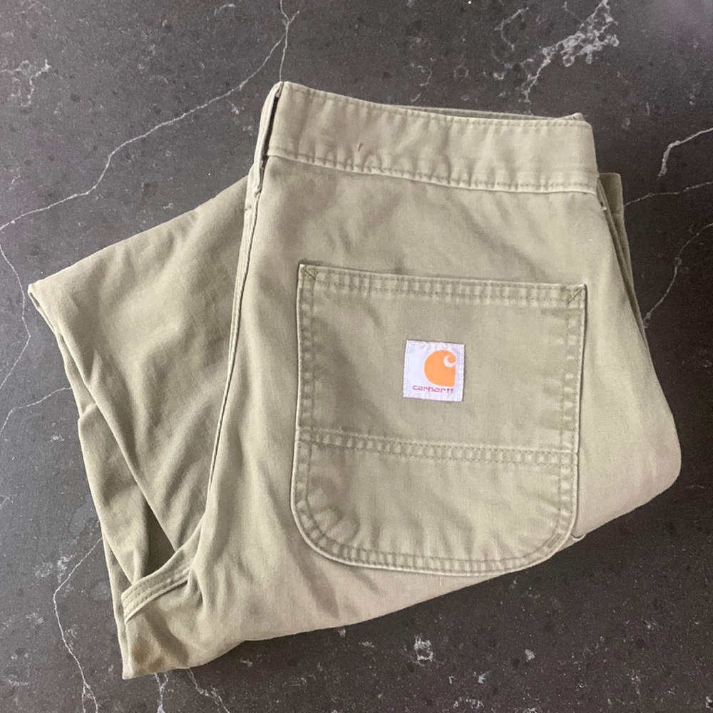 Carhartt Relaxed Fit Pants. 30 x 30. Green.